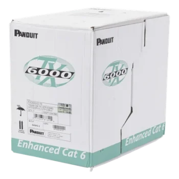 Cable UTP / Categoría 6 Mejorado / 23 AWG / 305 m (1000 ft) / 4 Pares / PVC CM / Bobina Reelex