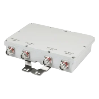 Cuadruplexor / 700-850-PCS-AWS / 250W / -161dBc PIM / 4.3-10 IP67 / 2.3ft