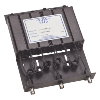 Duplexer Compacto / 150-160 MHz / 4.6-6 MHz Sep. Tx-Rx / 50 W / BNC Hembra / 11 x 5.5 x 6.5 in