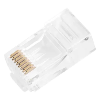 Conector RJ45 / Cat 6A / UTP / 23 AWG / Interior / Paquete 100 pzas