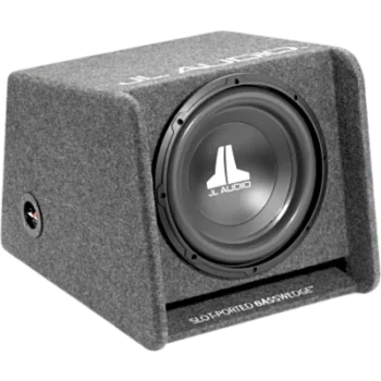 JL Audio® BassWedge™ / Subwoofer W0v3 individual de 12″ / Car Audio / 300 W RMS / 4 Ohmios / Carcasa BassWedge™ / Polipropileno Inyectado / Negro