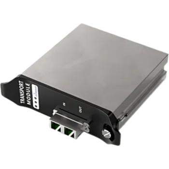 Módulo Óptico / 8 por Hub Principal / Pérdida Óptica Hasta 5 dB / Potencia de Transmisión 4.5 mW a -10 mW / Conectividad SC/APC Dúplex / Hot Swappable / 150 MHz a 5 GHz
