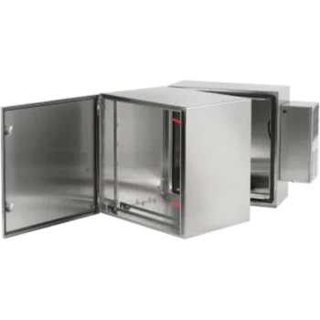 Gabinete de Pared para Rack / 12 UR / Acero Inoxidable SS304 / NEMA 4 4X 12 / IP66 IK10 / Doble Bisagra / 62.1 x 60 x 71 cm (24.5 x 23.6 x 28 in)