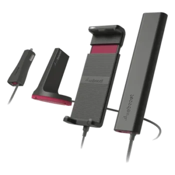 Amplificador de Señal Celular para Vehículos / 4G LTE y 3G / Cobertura 32x / Puerto USB 5V/2.1A / Soporte hasta 7.5 Pulgadas / Antena Magnética