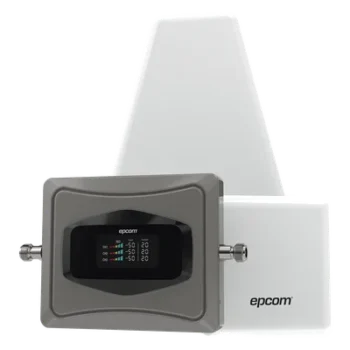 Kit Amplificador de Señal Celular 4G / Mejora las llamadas convencionales y VoLTE / Soporta los datos de las tecnologías 2G, 3G y 4G de TELCEL, AT&T y MOVISTAR / Cubre hasta 600 m2.