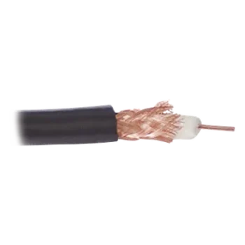 Cable Coaxial RG59 / Conductor Cobre 20 AWG / Blindaje 80% / 6.5 mm OD / 76 Ohm / 82% Velocidad
