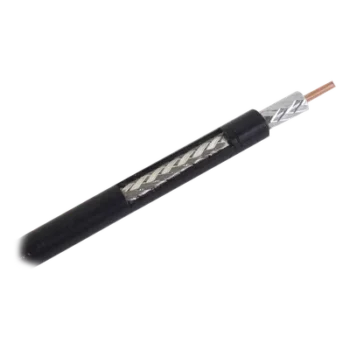 Cable Coaxial RG-8X / Baja Pérdida / 50 Ohms / Malla Aluminio / Conductor Cobre / 3.28 ft