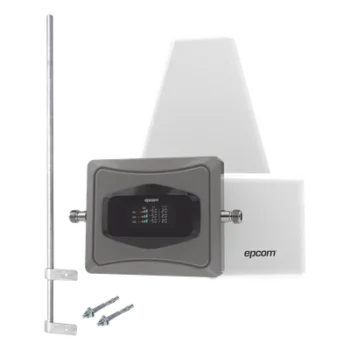 Amplificador Celular 4G / Triple Banda 850/1900/2100 MHz / Ganancia 68 dB / Cobertura 600 m² / Multicompañía