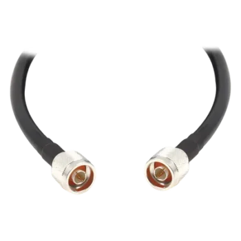 Jumper con Cable LMR400 con Conectores N Macho / N Macho de 1.5 metros.