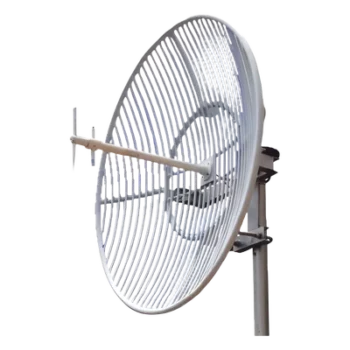 Antena Parabólica de Rejilla / 824-960 MHz / Banda 5 / 23 dBi / Apertura 12° / Resistencia Viento 216 km/h (134.2 mph)