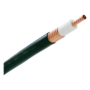 Cable Coaxial / 1-1/4 pulgada / Cobre Corrugado / Blindado / 50 Ohms / 1.30 pies radio curvatura