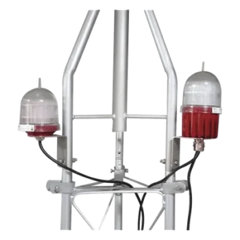 Lámpara de Obstrucción LED / Doble Lámpara / 100,000 Horas / 110-240 Vca / Certificación OACI L-810 / Protección Contra Rayos / Montaje Vertical u Horizontal