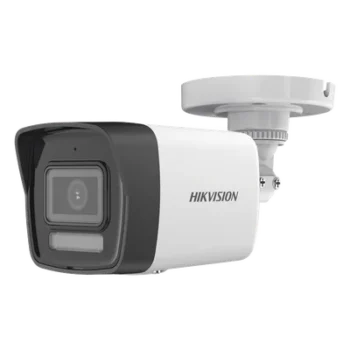 Cámara Bala TURBOHD / 3K 5 Megapixel / Lente 2.8 mm / Gran Angular 104.9° / Dual Light IR 30 m (98.4 ft) + Luz Blanca 20 m (65.6 ft) / IP67 / Audio Integrado / 4 Tecnologías / Metal