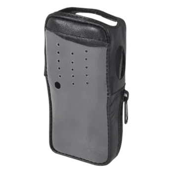 Funda de Piel Reforzada / Cubierta Frontal Transparente / Compatible con Radios Kenwood TK-2000KV2 y TK-3000KV2