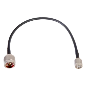 Jumper Coaxial / 30 cm (0.98 ft) / RG-58U / N Macho a TNC Macho / 50 Ω / 9.84 dB@450 MHz