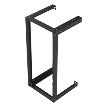 Rack Abierto de 19" para Montaje en Pared de 24 Unidades.