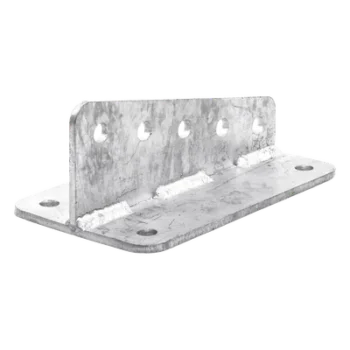 Ancla de Placa / 5 Perforaciones / 4 Puntos de Fijación / Acero ASTM-36 / Galvanizado en Caliente / 250 mm Ancho