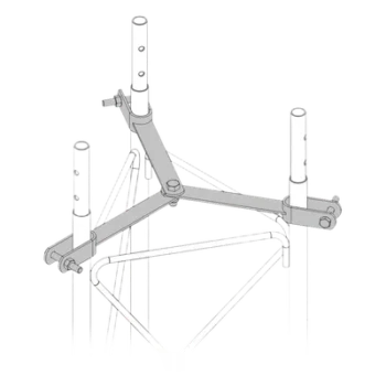 Brida de Sujeción para Retenida / Acero Galvanizado en Caliente / Compatible STZ90G / Norma NMX-H-004