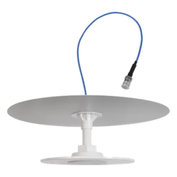 Antena Omnidireccional de Bajo Perfil Ultra Delgada con Reflector para Máxima Ganancia de 7dBi. Cubre bandas de celular 5G, 4G, 3G y WiFi de 608 a 2700 MHz.