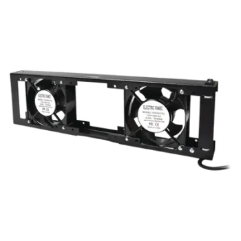 Kit de 2 Ventiladores 110 Vca (12 x 12 cm) con Clavija para Gabinete de Piso.