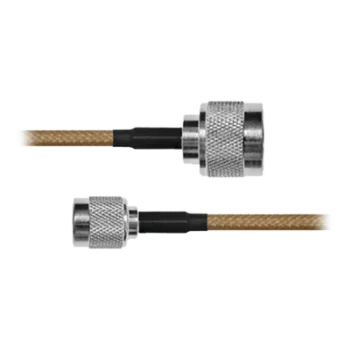 Cable RG-142/U, con conectores N Macho / TNC Macho de 60 cm.