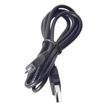 Cable programador y cargador / USB 2.0 a Micro USB / 1 m (3.3 ft) / 1.5 A / Conectores dorados / PVC negro