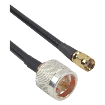 Jumper de 60cm con Cable LP240 y conectores N Macho y SMA Macho Inverso.