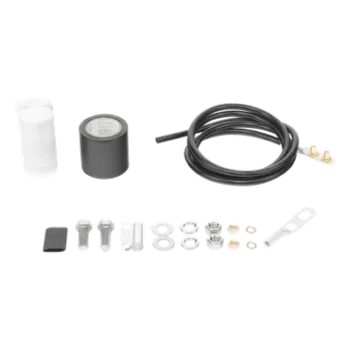 Kit de Aterrizaje para Torre / Cable 3/8" / AWG 6 / Anclaje Completo / Resistente a Intemperie