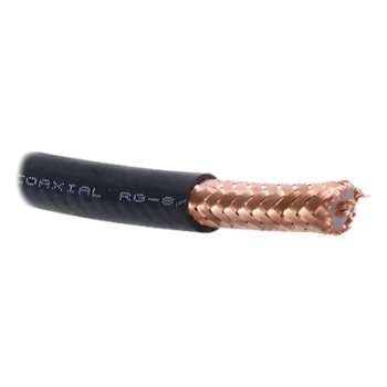 Cable Coaxial RG8 / 50 Ohms / 4.1 dB / 100% Cobre / Retazo 10 m (32.8 ft) / Retardante a la Flama