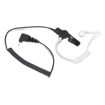 Audífono de Tubo Acústico / Cable Retráctil / Conector Angular 2.5 mm / Solo Escucha / Diseño Ergonómico