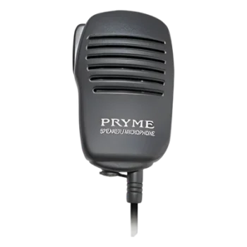 Micrófono-Bocina de Solapa / Audio Superior / Jack 3.5 mm / Clip Rotatorio 360° / Cable Coiled 10 ft (3.05 m) / Compatible Motorola y Kenwood