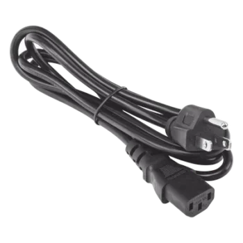 Cable de Alimentación Eléctrica / 120-240 Vca / 18 AWG / 1.8 m (5.91 ft) / IEC 320C13 a NEMA 5-15P / Trifásico con Tierra