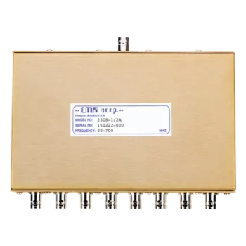 Divisor de Potencia EMR de 8 Vías, 30-700 MHz, 0.5 Watt, Conectores BNC Hembra.