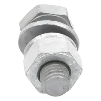Tornillo estructural / Grado A325 / 1/2 x 1-1/2 pulg / Cabeza hexagonal / Tuerca plana / Galvanizado