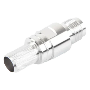 Conector RF TNC Hembra en Línea / Plegable con Pin Cautivo / Impedancia 50 Ω / Para Cable Coaxial RG-8/U y LMR-400