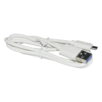 Cable programador y cargador USB a Micro USB color blanco