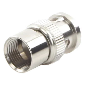 Conector BNC Macho / Rosca / Bronce Niquelado / Delrin / 28 mm / 0.09 ft / RG-8/X, LMR-240, LP240, RG-59/U