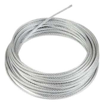 Retazo de 1 Metro, Retenida de 1/8" de Alta Resistencia, Galvanizado clase A.