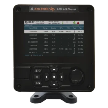 Transreceptor AIS Clase A / Certificación SOLAS / IPX6/IPX7 / GPS de Alta Precisión / WiFi y NMEA 0183/2000