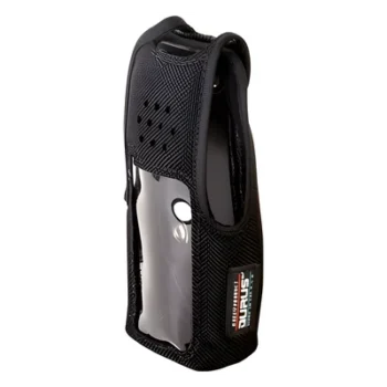Funda Protectora / Nylon Resistente / Lazo para Cinto / Capuchón con Broches / Visor Frontal Transparente / Compatible NX-410K2 y NX-411K2