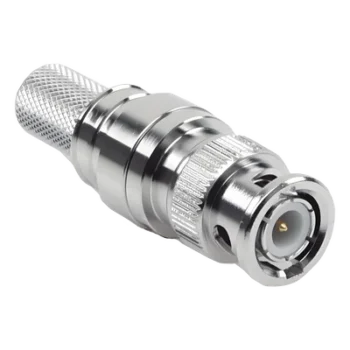Conector BNC Macho Plegable con Pin Cautivo para Cables RG8 - LMR400