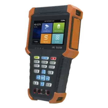 Tester de Video Profesional / Pantalla Táctil IPS 4" / 4K / H.265/H.264 / PoE 48V / Wi-Fi / Multímetro Digital / TDR RJ45 / Batería 4000 mAh