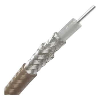 Tramo de cable coaxial / 50 ohms / 10 m (32.8 ft) / Conductor sólido
