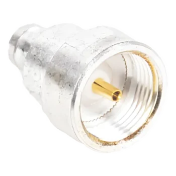 Adaptador Coaxial / Conector SMB Plug (Pin Hembra) / Bronce Plateado / Contactos Bañados en Oro / Dieléctrico de Teflón / Diseño Modular