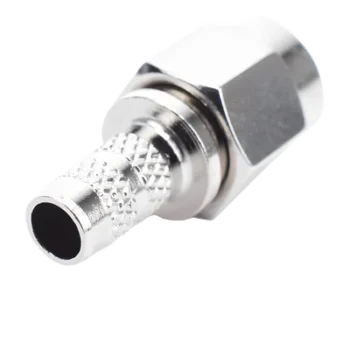 Conector SMA Macho de anillo plegable para Cable RG-142/U.