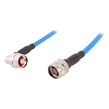 Cable RF Coaxial Plenum / SSP-250-LLPL / 1/4" (6.35 mm) / 1 m (3.28 pies) / N Macho a N Macho / Bajo PIM ≤-155 dBc / 0-6 GHz / Blindaje >100 dB