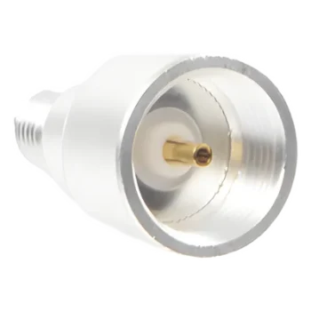 Adaptador Coaxial / Conector SMA Hembra Inverso / Construcción Bronce Plata-Oro / Dieléctrico Teflón / Diseño Universal Combinable