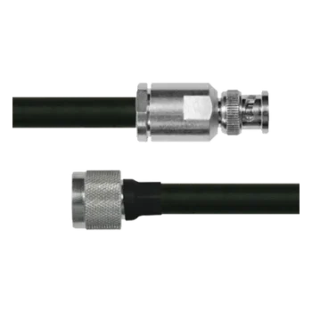 Cable Coaxial RG-214/U de 110 cm, en 50 Ohm, 0.425", CD-4 GHz, con Conectores BNC Macho a N Macho.