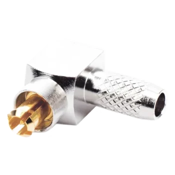 Conector RF MC Card / Macho en Ángulo Recto / Anillo Plegable / Para Cable RG-316/U