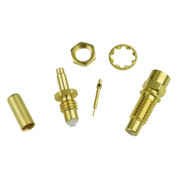 Conector Jack SMC / Anillo Plegable / Cable RG-316 / Montaje en Chasis